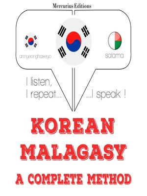 cover image of Korean-Malagasy: a complete method